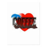 I love coffee post cards