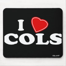 I Love COLS Mouse Mat