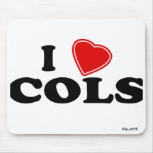 I Love COLS Mousemat