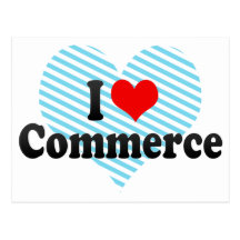 I Love Commerce Post Cards