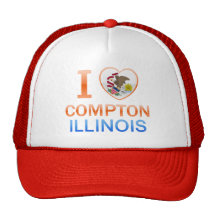 I Love Compton, IL Hat