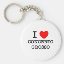 I Love Concerto Grosso Key Chains
