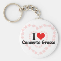 I Love Concerto Grosso Keychain