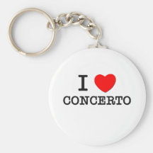 I Love Concerto Key Chain