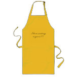 I love cooking organic!  apron