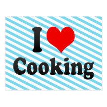 I love Cooking Post Card