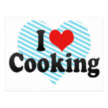 I Love Cooking Post Cards