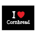 I love Cornbread heart T-Shirt Post Cards