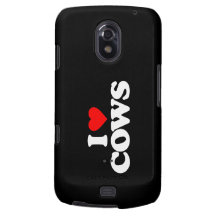 I LOVE COWS GALAXY NEXUS CASE