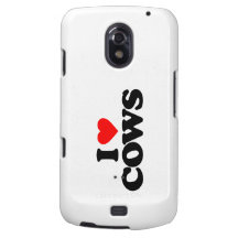 I LOVE COWS GALAXY NEXUS CASES