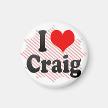 I love Craig Magnets