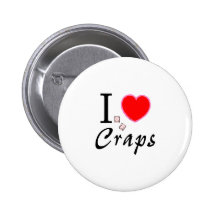 I Love Craps Pins