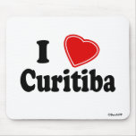I Love Curitiba Mouse Pads