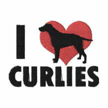 I Love Curlies Embroidered Shirt (T-Shirt)