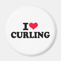 I love Curling Magnets