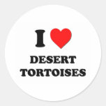 I Love Desert Tortoises Sticker