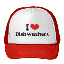 I Love Dishwashers Mesh Hat