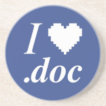 I Love .DOC Porta Copos Para Bebidas