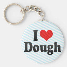 I Love Dough Key Chain