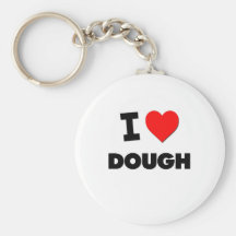 I Love Dough Keychain