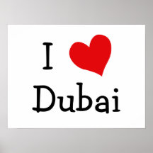 I Love Dubai Print