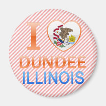 I Love Dundee, IL Magnet