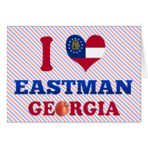 I Love Eastman, Georgia Cards