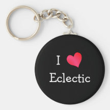 I Love Eclectic Key Chain