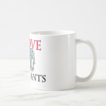 I Love Elephants Mug
