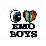 i love emo boys post cards