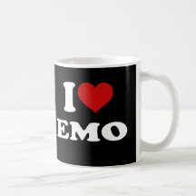 I Love Emo Mugs