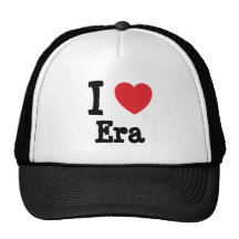 I love Era heart T-Shirt Mesh Hat