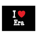 I love Era heart T-Shirt Postcard