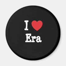 I love Era heart T-Shirt Refrigerator Magnets