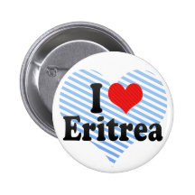 I Love Eritrea Buttons