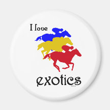 I Love Exotics Magnet