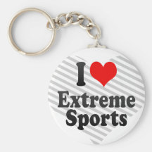 I love Extreme Sports Key Chain