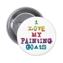 I Love Fainting Goats Pin