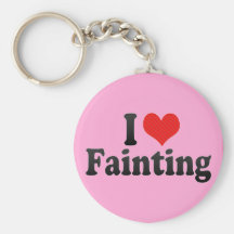 I Love Fainting Keychain