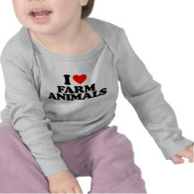 I LOVE FARM ANIMALS TEES