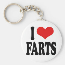 I Love Farts Key Chains