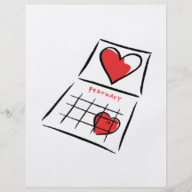 I Love February Flyer