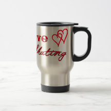 I LOVE FIGURE SKATING TRAVEL MUG