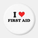 I Love First Aid Fridge Magnets