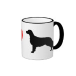I Love Flat Coated Retrievers Coffee Mug