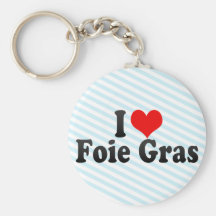 I Love Foie Gras Key Chain