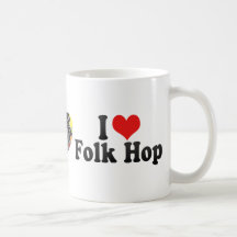 I Love Folk Hop Mug