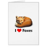 I love Foxes Cards