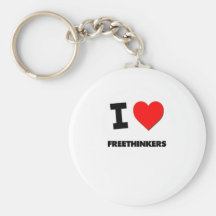 I Love Freethinkers Key Chains