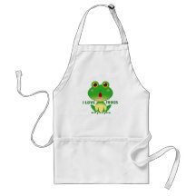 I LOVE FROGS APRONS